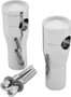 Bikers Choice 4 Inch Chrome Smooth Top Risers for BC or DNA Springer Front End
