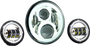 7" Led Hdlgt W/ Pass Chr Halo Indian