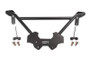 BMR Suspension 64-72 GM A-Body Front Reinforcement Brace - Black Hammertone
