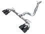 AWE Tuning MK8 Volkswagen Golf R 3in Track Edition Quad Exhaust - Diamond Black Tips