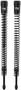 Fox Harley-Davidson AM M8 Softail STD GRIP Fork Cartridge 49mm - Set of 2