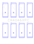 King Engine Bearings Acura D16A1 (Size STDX) Performance Rod Bearing Set