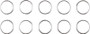 Twin Power 84-Up Evo BT and XL and M8 Exhaust Gaskets Replaces 65324-83 Extreme Performance 10 Pk