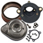 S&S Cycle 2023 CVO M8 Touring Models w/ VVT Stealth Air Cleaner Kit w/ Lava Chrome Teardrop