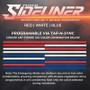 Putco 19-23 Chevrolet Silverado Blade Rocker Kits Sideliners - Red/Blue w/ White Override
