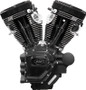 S&S Cycle 99-06 BT T124 Black Edition Longblock Engine - 585 GE Cams