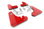 Rally Armor 22-26 Subaru BRZ / Toyota GR86 Red UR Mud Flap w/Black Logo