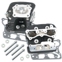 S&S Cycle 99-05 BT Super Stock 79cc Cylinder Head Kit - Wrinkle Black