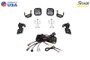 Diode Dynamics 20-Present Polaris RZR A-Pillar LED Pod Kit SS3 Sport - White Combo