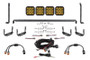 Diode Dynamics 14-23 Toyota 4Runner SS5 Stealth Grille LED 4-Pod Kit - Sport Yellow Driving
