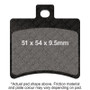 EBC 04-15 Aprilia SR 50 Factory Rear Left Sintered R/HH Brake Pads