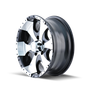 ION Type 136 15x6 / 6x139.7 BP / 0mm Offset / 108mm Hub Black/Machined Wheel