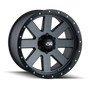 ION Type 134 18x10 / 5x139.7 BP / -19mm Offset / 108mm Hub Matte Gunmetal/Black Beadlock Wheel