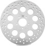 Twin Power 08-13 FLH FLT 08-16 FLHR 06-17 Dyna Front 11.8in Rotor Solid With Holes Stainless