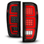 ANZO 19-23 GMC Sierra 1500/2500HD/3500HD Black Replacement Full LED Bar Tail Light