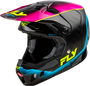 Youth Formula Cc Underglow Helmet Black/pink/blue Yl