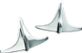 Kuryakyn Rear Fender Accents, Leading Edge, Chrome