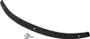 Kuryakyn Smooth Windshield Trim 14-Up Touring Gloss Black