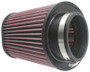 K&N Universal Clamp-On Air Filter 3-1/2in 10 Degree Flange 5-3/4in B 4-1/2in x 3-1/4in T 7in H