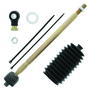QuadBoss 10-14 Polaris Ranger 400 4x4 Steering Rack Tie Rod Assembly Kit - Left Inner & Outer