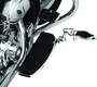 Kuryakyn Flamin Peg With Male Mount Adapter Chrome