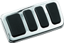 Kuryakyn ISO Brake Pedal Pad Longhorn Chrome