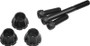 Kuryakyn Windshield Screws 14-Up FL Touring Models Black