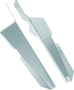 Bikers Choice 86-13 FLST Chrome Wind Deflectors Replaces H-D 58125-90A