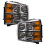 Oracle Lighting 07-13 Chevrolet Silverado Pre-Assembled LED Halo Headlights-Red