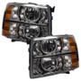 Oracle Lighting 07-13 Chevrolet Silverado Pre-Assembled LED Halo Headlights - Blue