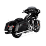 Vance & Hines HD Dresser 17-22 Twin Slash Round Chrome Slip-On Exhaust