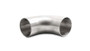 Vibrant 3.0in OD 4.33in Tangent Length T304 SS 90 Deg Mandrel Bend w/Extended Leg Length