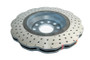 DBA 14-21 Volkswagen GTI (w/Perf Pkg 310mm Rear Disc) Rear 4000 Series Drilled Wavy Rotor w/Slv Hat