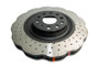 DBA 12-13 Volkswagen Golf R 3.6L Front 4000 Series Drilled Wavy Rotor