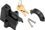 Bikers Choice Black Motorcycle Helmet Lock Fits 7/8 - 1 1/4 Tubing