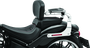 Kuryakyn Fixed Mounts Multi-Purpose Driver & Passenger Backrest 18-Up Softail Black