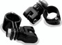 Kuryakyn 1-1/4inch Magnum Quick Clamp With Clevis Black (Pair)