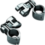 Kuryakyn 1-1/4inch Magnum Quick Clamp With Clevis Chrome (Pair)