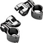 Kuryakyn 1-1/4inch Magnum Quick Clamp With Clevis Chrome (Pair)