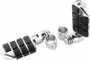 Kuryakyn Dually ISO  Pegs With 1-1/4inch Clamp Chrome (Pair)