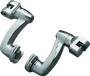 Kuryakyn Longhorn Offset Peg Mounts Chrome (Pair)