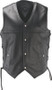 Kuryakyn Leather By River Road Old Skool Leather Vest Black - 3XL