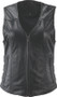 Kuryakyn Leather By River Road Plains Leather Vest Black Womens - 3XL