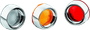 Kuryakyn Deep Dish Bezel With Smoke Lens Chrome