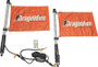 DragonFire Racing 2Ft Spiral Led Whip- Clear- sold in pairs