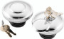 Bikers Choice L96-20 Chrome Lockable Gas Cap Vented