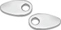 Kuryakyn Fender Strut Plates Chrome