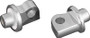 Kuryakyn Splined Male Mount Adapter Chrome