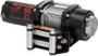 QuadBoss Winch Kit - 39ft x 3/16in Synthetic Rope - 3hp - Hawse Fairlead - Wired Remote - 2500lb
