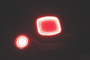 Kuryakyn Tracer L.E.D. Rear Turn Signal Insert, Red Light/Smoke Lens 1156